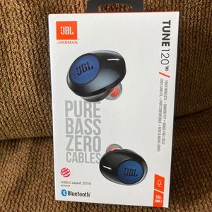 JBL Tune T120TWS True Wireless Blue Headphones